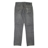 LEVI'S 511 Jeans Mens Grey Slim Straight Stone Wash W31 L32
