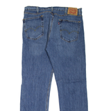 LEVI'S 505 Jeans Mens Blue Regular Straight Stone Wash W38 L32