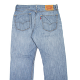 LEVI'S 505 Jeans Mens Blue Regular Straight Stone Wash W34 L30