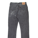 LEVI'S 501 Jeans Womens Grey Regular Straight Stone Wash W27 L30