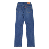 LEVI'S 501 Jeans Womens Blue Regular Straight Stone Wash W24 L30