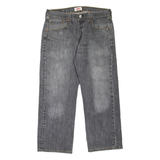 LEVI'S 501 Jeans Mens Grey Regular Straight Stone Wash W34 L25