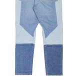 LEVI'S 501S Jeans Patchwork BIG E Womens Blue Skinny Straight W26 L26