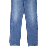 LEVI'S 501 BIG E Jeans Distressed Womens Blue Straight Stone Wash W26 L30