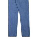 LEVI'S 501 BIG E Jeans Distressed Womens Blue Straight Stone Wash W26 L30