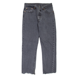 LEVI'S 501 Jeans Womens Grey Regular Straight W28 L26