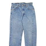 LEVI'S 505 Jeans Mens Blue Regular Straight 90s Stone Wash W28 L27