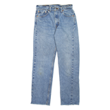 LEVI'S 505 Jeans Mens Blue Regular Straight 90s Stone Wash W28 L27
