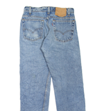 LEVI'S 505 Jeans Mens Blue Regular Straight 90s Stone Wash W28 L27