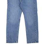 LEVI'S 505 Jeans Mens Blue Regular Straight Stone Wash W40 L30