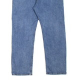 LEVI'S 505 Jeans Mens Blue Regular Straight Stone Wash W40 L30