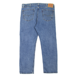 LEVI'S 505 Jeans Mens Blue Regular Straight Stone Wash W40 L30
