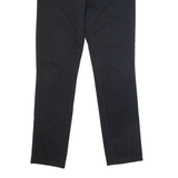 LACOSTE Casual Womens Trousers Black Regular Tapered W32 L30