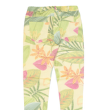 AMY VERMONT Floral Womens Trousers Yellow Slim Skinny W30 L30