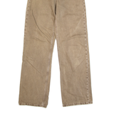 GOOD TIME DENIM High Waist Womens Trousers Brown Regular Bootcut W23 L32