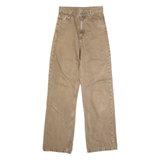 GOOD TIME DENIM High Waist Womens Trousers Brown Regular Bootcut W23 L32