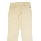WYOMING Mens Trousers Beige Regular Straight W30 L30