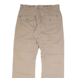 BIO COTTON Workwear Mens Trousers Beige Regular Straight W34 L30