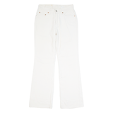 LEVI'S Womens Corduroy Trousers Cream Regular Bootcut 90s W26 L31