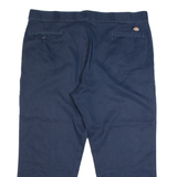 DICKIES 874 Flex Workwear Mens Trousers Blue Classic Straight W42 L26