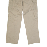LETS GO Cargo Mens Trousers Beige Regular Straight W32 L32