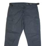 MFG&CO Workwear Mens Trousers Blue Loose Straight W40 L29