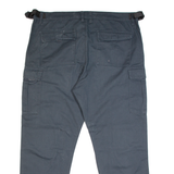 MFG&CO Workwear Mens Trousers Blue Loose Straight W40 L29