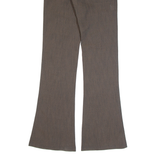 REMAKE High Rise Womens Trousers Brown Regular Flared W24 L33