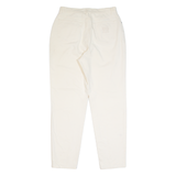 D'BAR Stretch Womens Trousers Cream Slim Tapered W28 L27