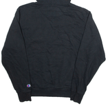 CHAMPION Mens Black Hoodie S
