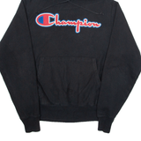 CHAMPION REVERSE WEAVE Mens Black Hoodie S