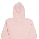 FILA Teddy Fleece Womens Pink Hoodie L
