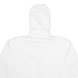 DKNY Womens White Hoodie Full Zip L