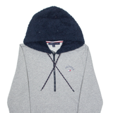 TOMMY HILFIGER 1/2 Zip Womens Grey Hoodie S