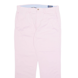 POLO RALPH LAUREN Chino Womens Trousers Pink Regular Tapered W32 L30