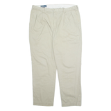 POLO RALPH LAUREN Workwear Mens Trousers Beige Regular Straight W40 L32