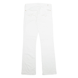 7 FOR ALL MANKIND Womens Trousers White Regular Bootcut W28 L31