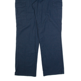DICKIES Cargo Workwear Mens Trousers Blue Regular Straight W34 L34