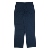 DICKIES Cargo Workwear Mens Trousers Blue Regular Straight W34 L34