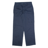 DICKIES Workwear Mens Trousers Blue Regular Straight W32 L32