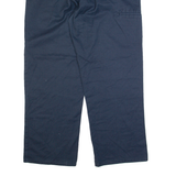 DICKIES Workwear Mens Trousers Blue Regular Straight W36 L30
