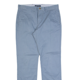 TOMMY HILFIGER Chino Mens Trousers Blue Regular Straight W30 L32