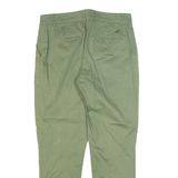 NAUTICA Chino Womens Trousers Green Regular Tapered W32 L30