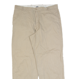 CHAPS Chino Mens Trousers Beige Regular Straight W36 L32