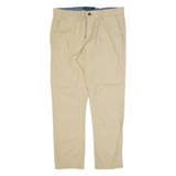 TOMMY HILFIGER Chino Mens Trousers Beige Slim Straight W32 L28