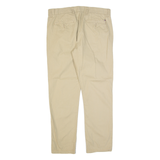 TOMMY HILFIGER Chino Mens Trousers Beige Slim Straight W32 L28