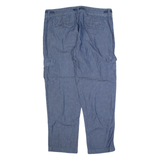 TOMMY HILFIGER Cargo Womens Trousers Blue Regular Tapered W24 L30