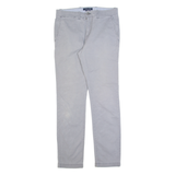 TOMMY HILFIGER Chino Mens Trousers Grey Slim Tapered W30 L32