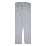 TOMMY HILFIGER Chino Mens Trousers Grey Slim Tapered W30 L32