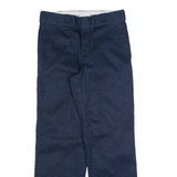 DICKIES Workwear Mens Trousers Blue Regular Straight W30 L30